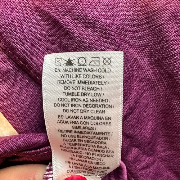 Purple Lightweight Performance Hoodie Womens SZ XS Stretch Fitness Athleisure - Picture 8 of 9